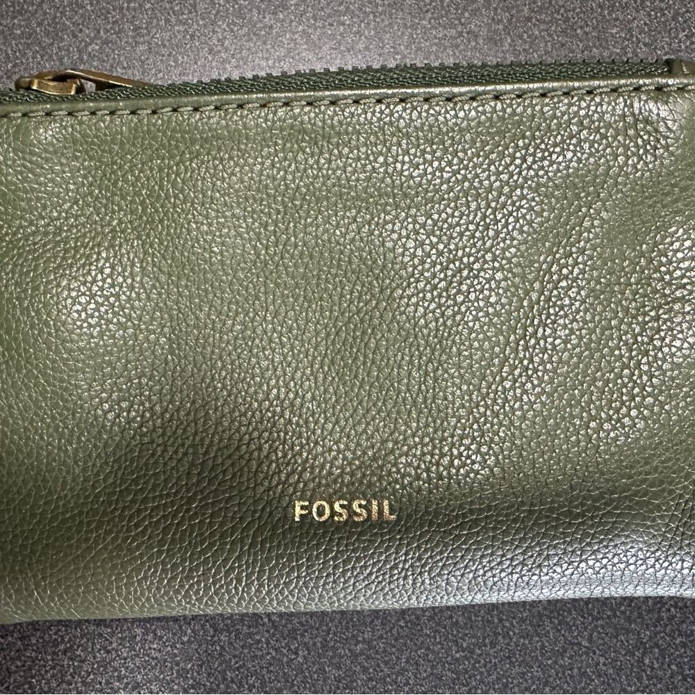 Fossil Olive Leather Wallet